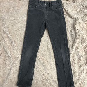 Jcrew Crewcuts Corduroy charcoal pants